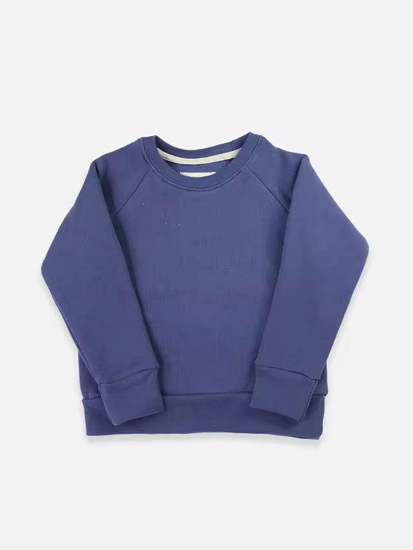 Crew Neck Fleece Baby Sweatshirt - 图片 4