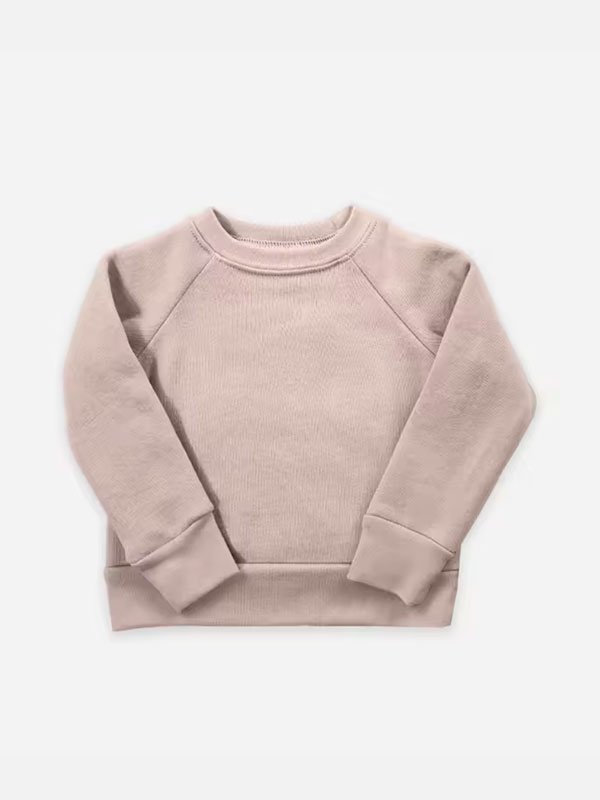 Crew Neck Fleece Baby Sweatshirt - 图片 3
