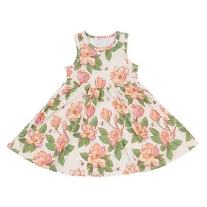 Organic Bamboo Printed Kids Dress