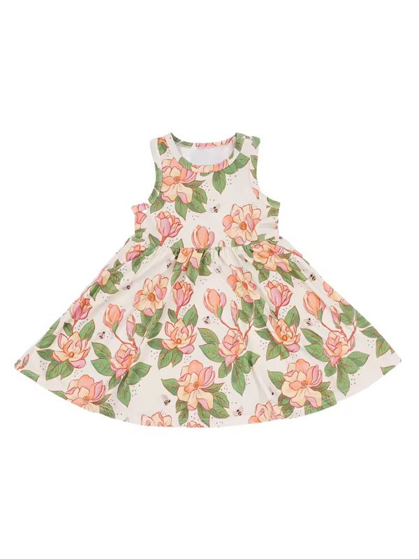 Organic Bamboo Printed Kids Dress