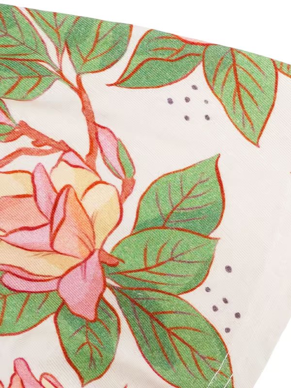 Organic Bamboo Printed Kids Dress - 图片 2