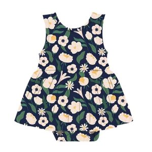 Sleeveless Girls Printed Dress