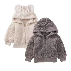 Teddy Wool Baby Hoodie