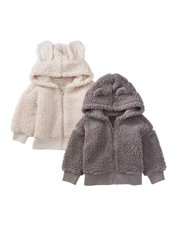 Teddy Wool Baby Hoodie