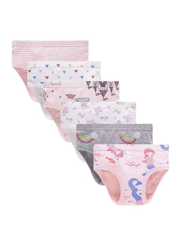 Organic Cotton Children Girls Boxer Briefs - 图片 4