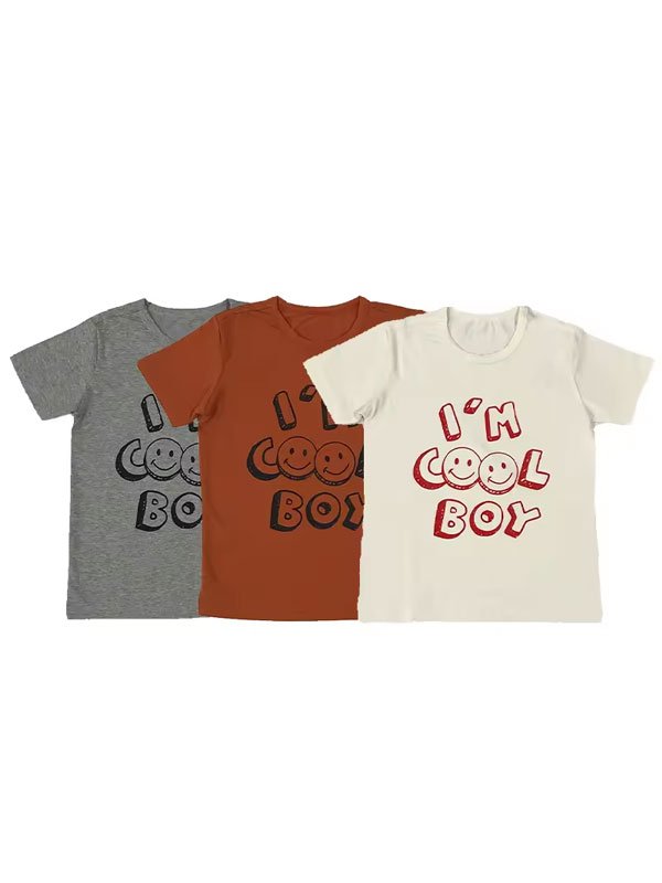 Organic Cotton Children’s Boys T-Shirt - 图片 2