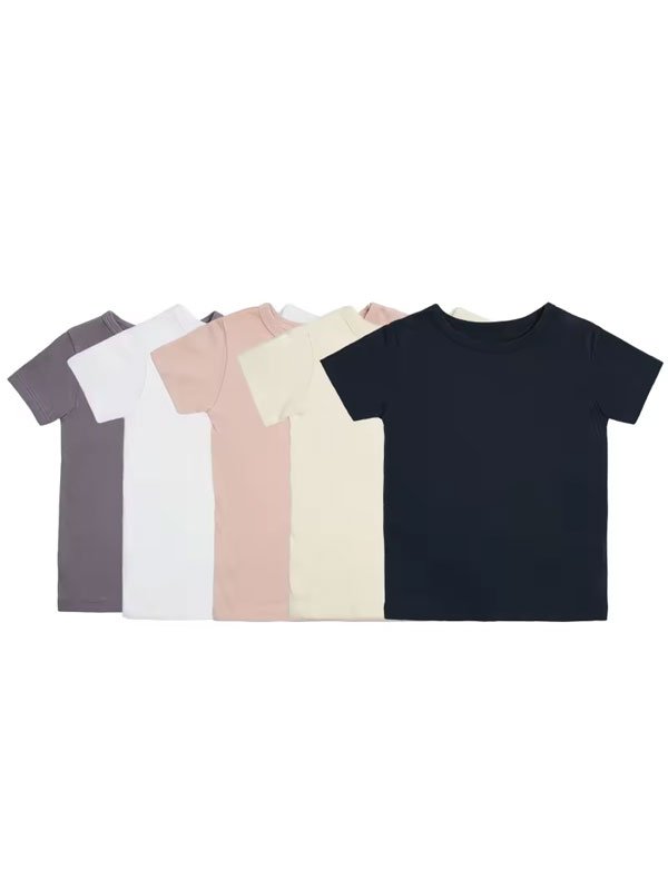 Solid Color-Boys’ Children’s T-Shirt - 图片 3