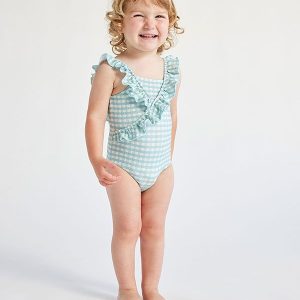 Baby Girl Sunsuit One Piece Swimsuit