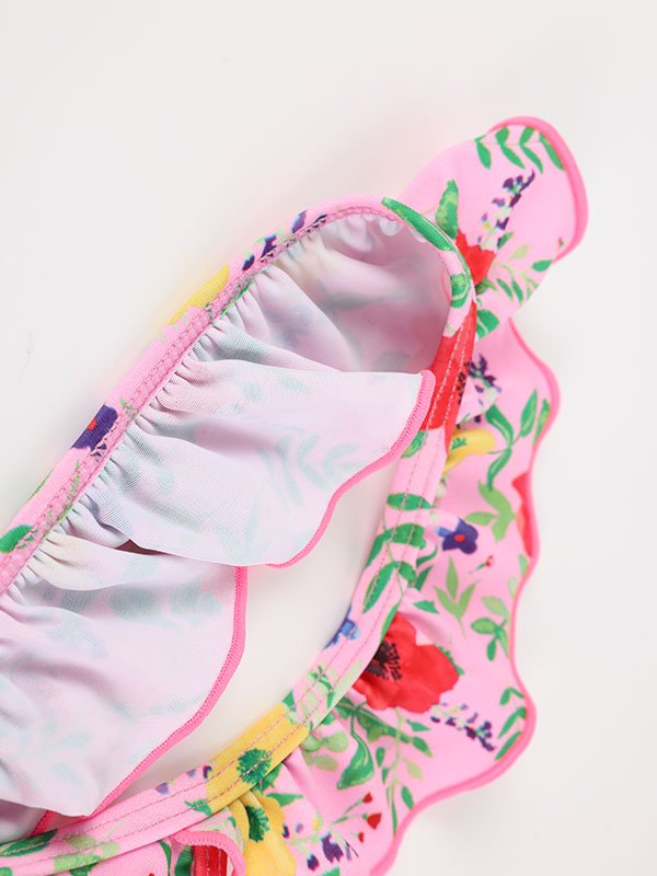 One Piece Kids Bathing Suit FG3713 - 图片 2
