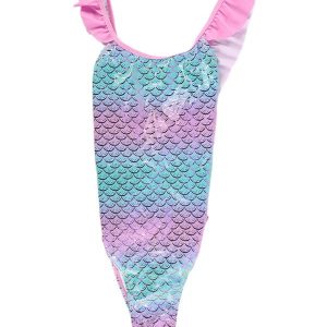 One Piece Swimsuit UPF 50+ Swimwear For Baby Girls FG3714
